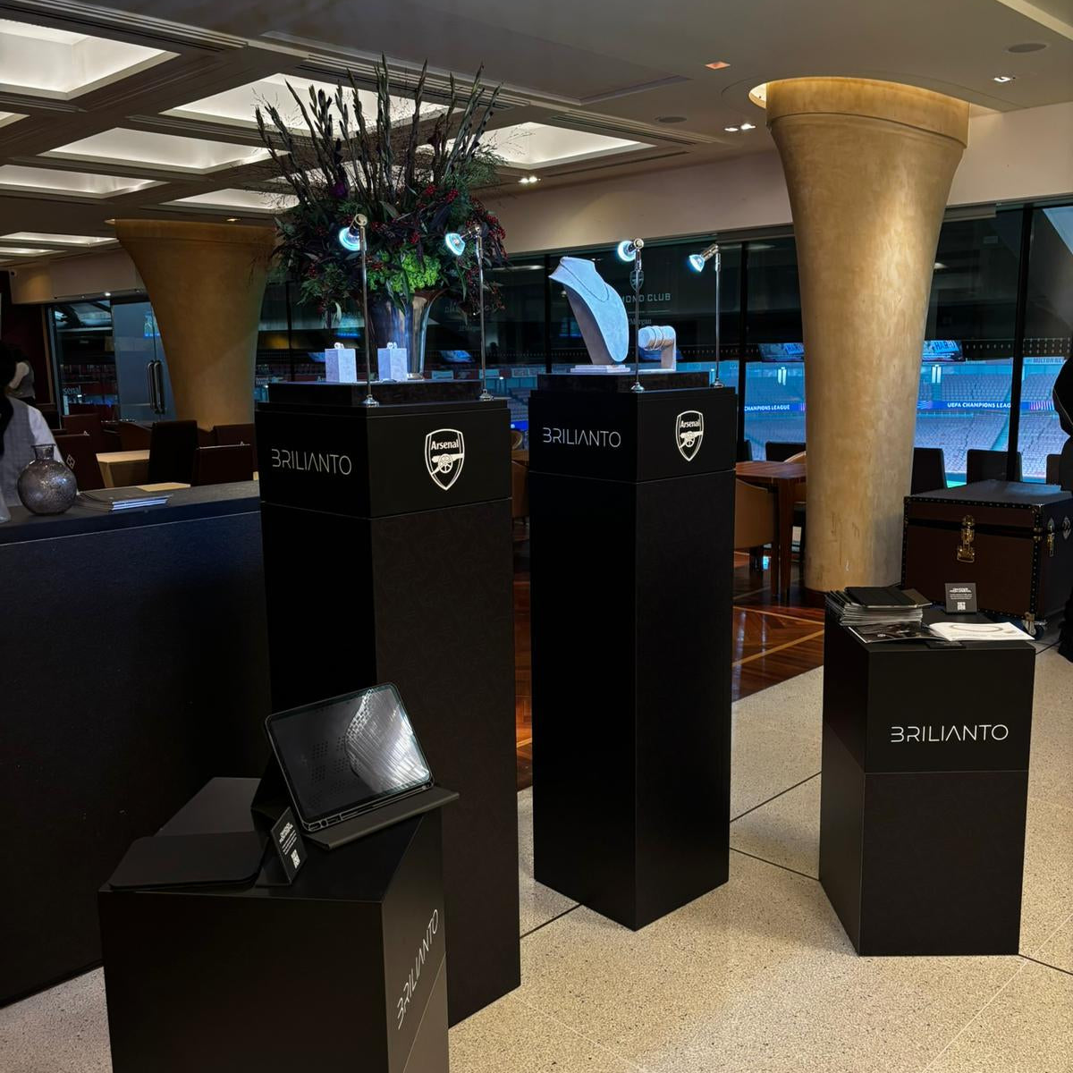 Brilianto lleva la Diamond Collection del Arsenal al Diamond Club del Emirates Stadium