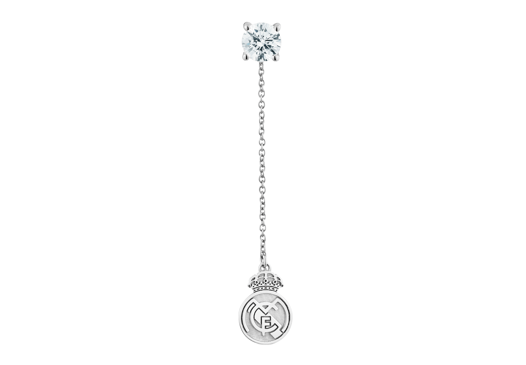 123RD ANNIVERSARY DIAMOND EARRING WHITE GOLD