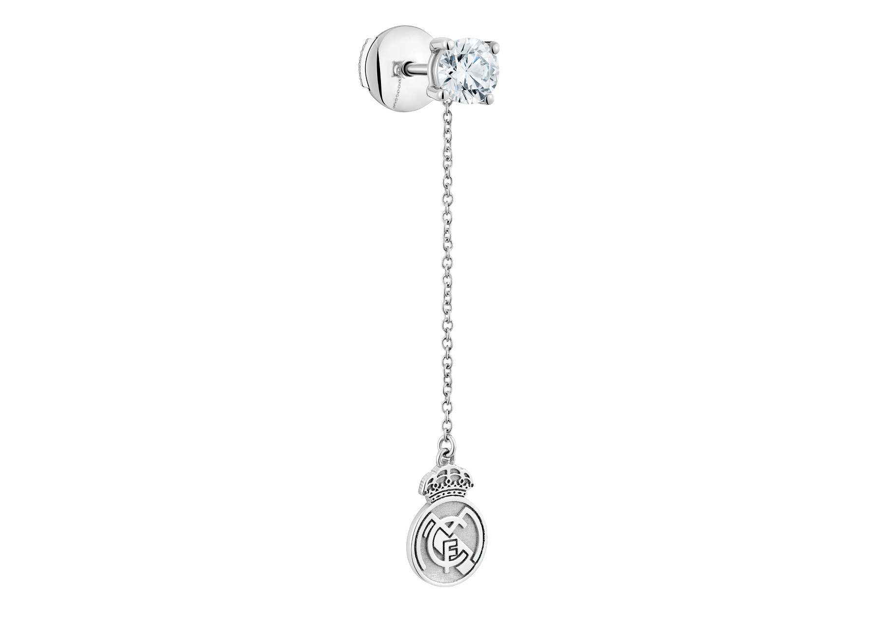 123RD ANNIVERSARY DIAMOND EARRING WHITE GOLD