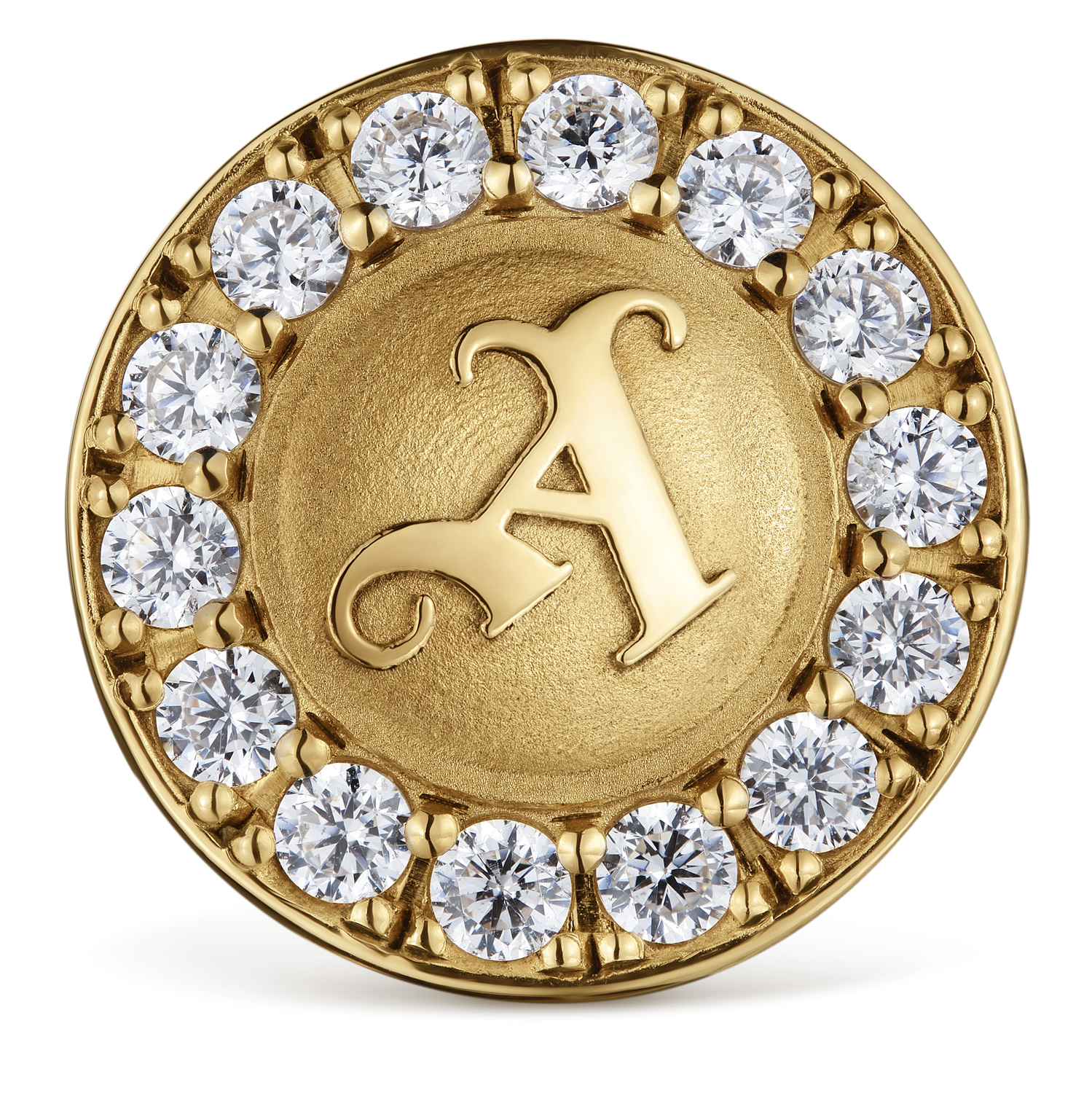 GEMELOS A' DE DIAMANTES DE HERENCIA 18K