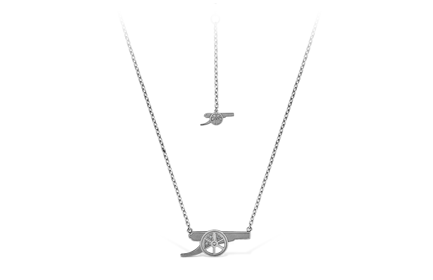 CANNON DIAMOND SILVER NECKLACE