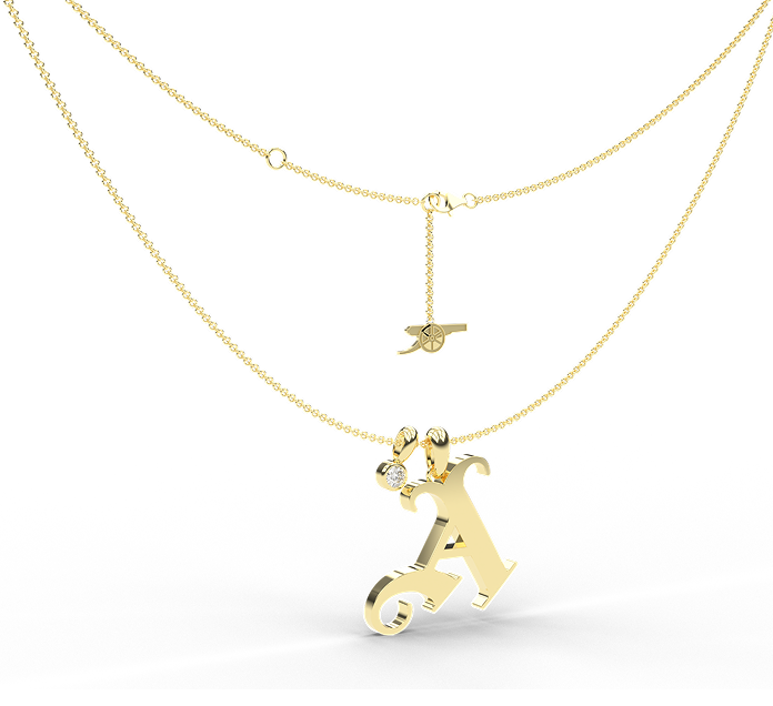 GUNNER DIAMOND GOLD NECKLACE
